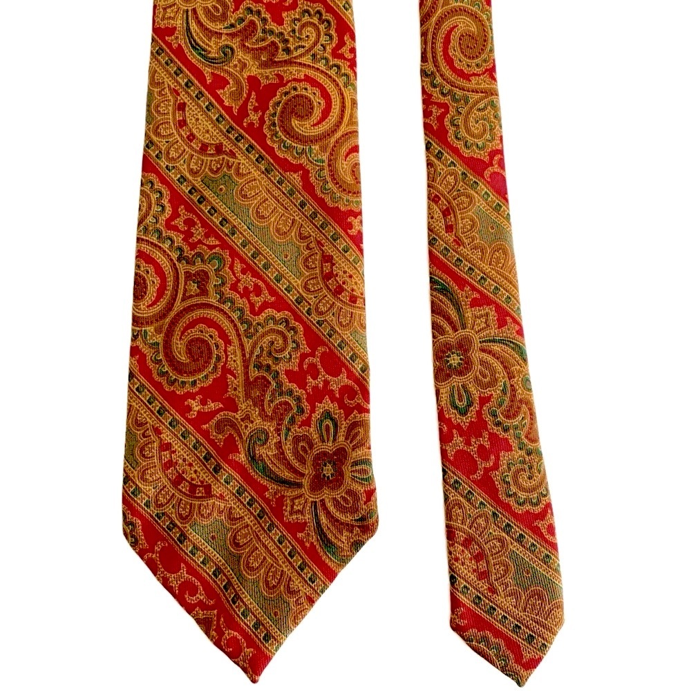 All Wool Paisley Robert Talbott Tie